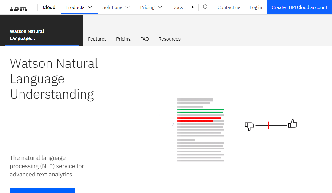 Watson Natural Language Understanding