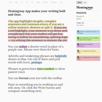 Hemingway App