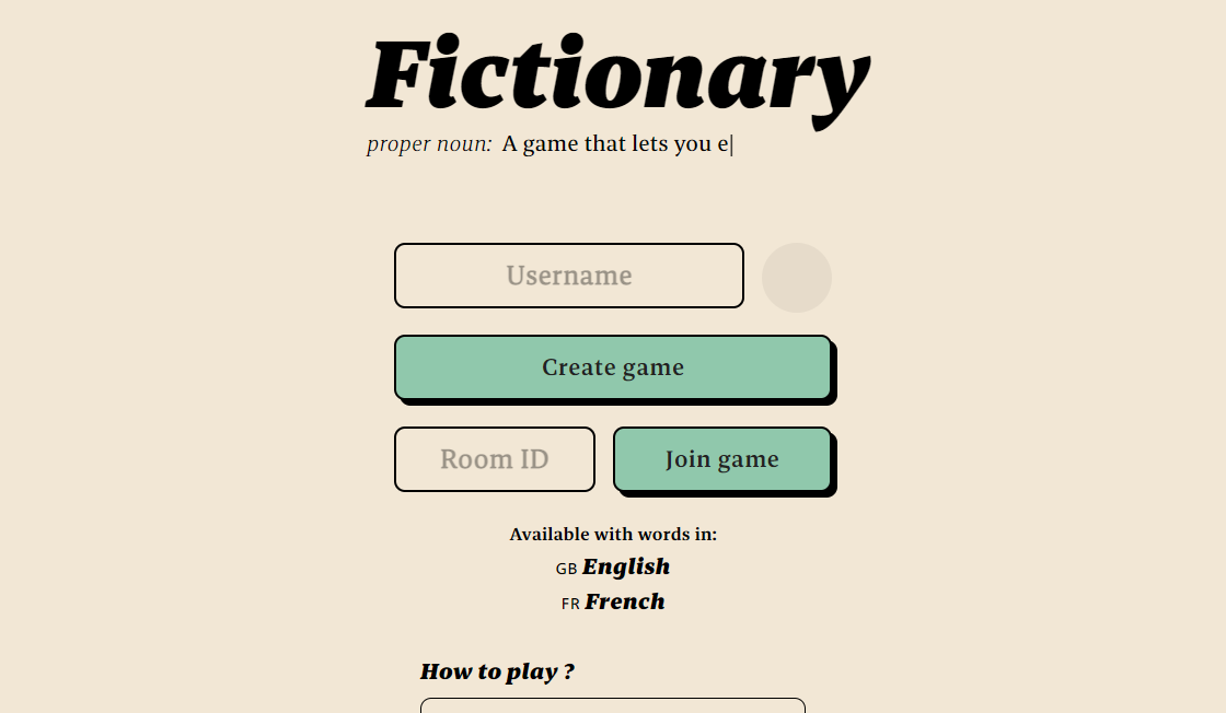 Fictionary