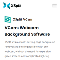 XSplit VCam