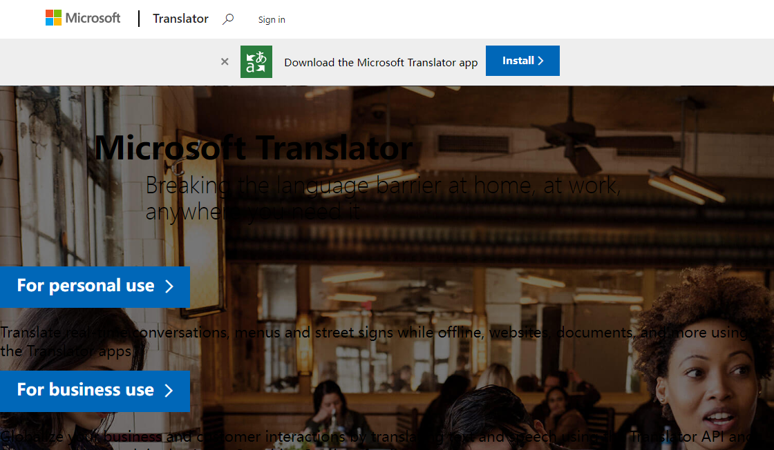 Microsoft Translator