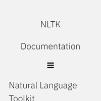 NLTK (Natural Language Toolkit)