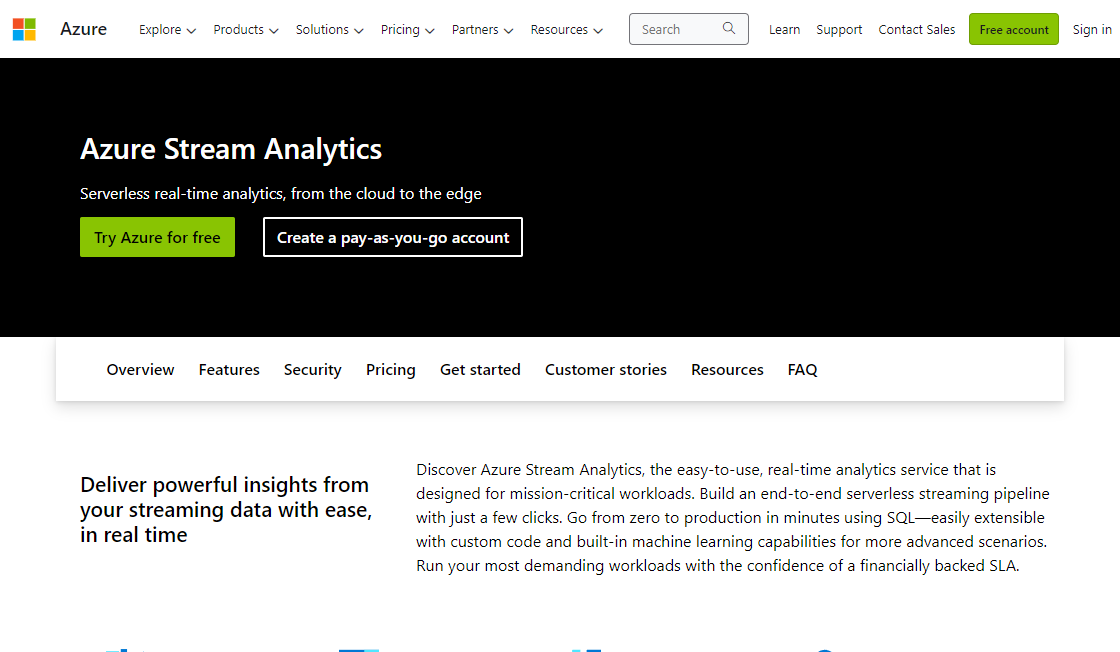 Microsoft Azure Stream Analytics