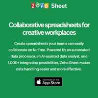 Zoho Sheet