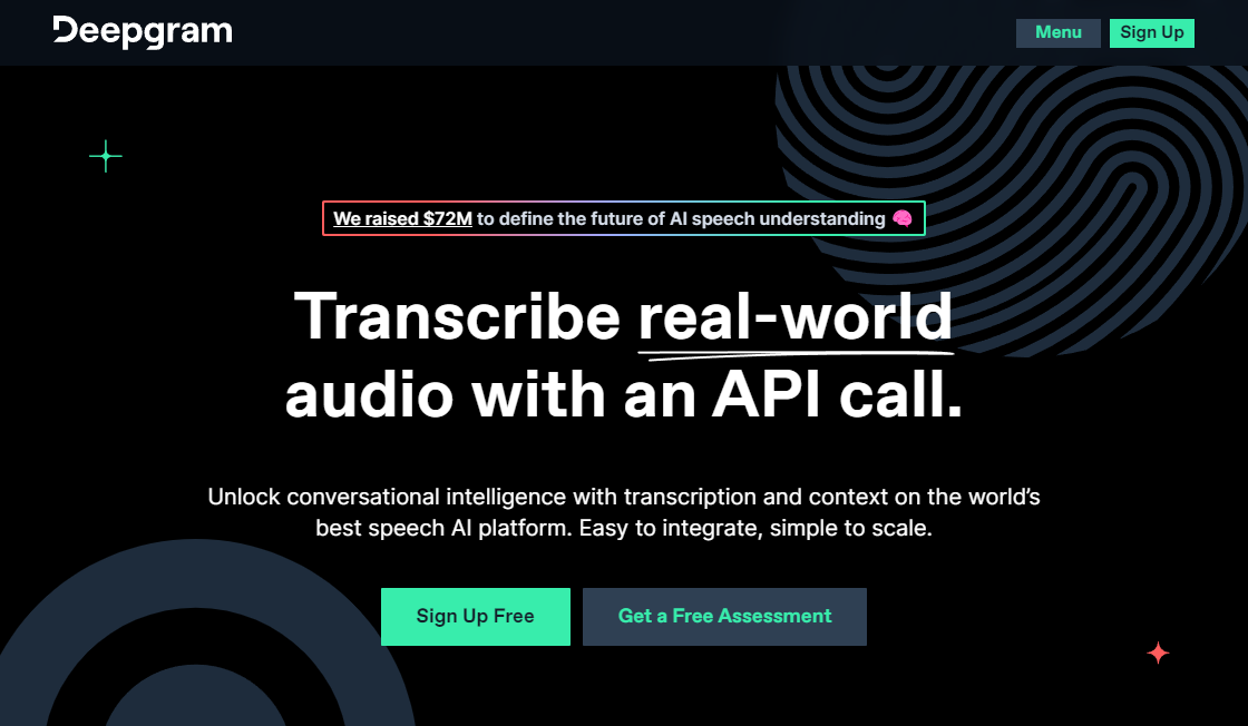 Deepgram Speech-to-Text API