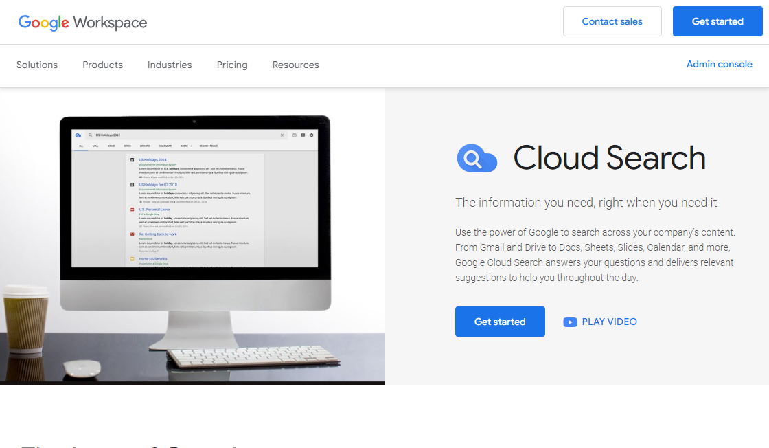 Google Cloud Search