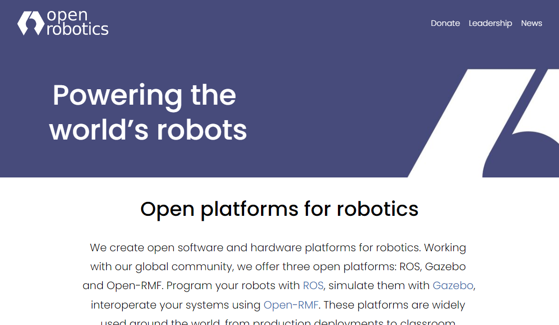 Open Source Robotics Foundation (OSRF)