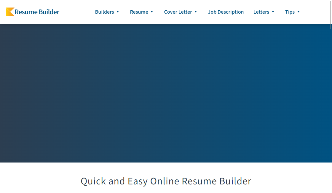 Resume Builder