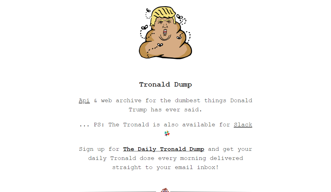 Tronald Dump