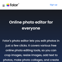 Fotor Photo Editor