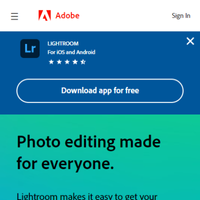 Adobe Lightroom