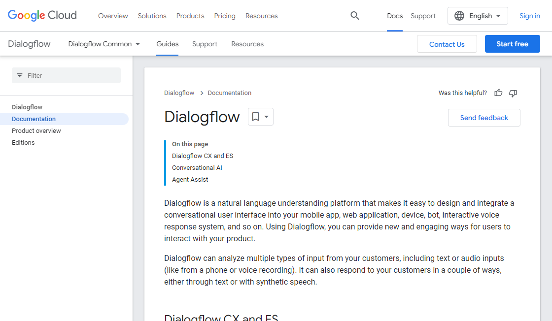 DialogFlow (Formerly API.AI)