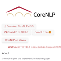 Stanford Natural Language Processing Group - CoreNLP