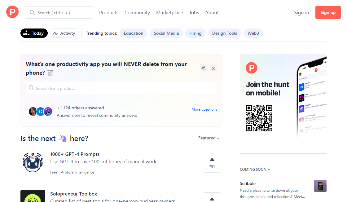 Product Hunt