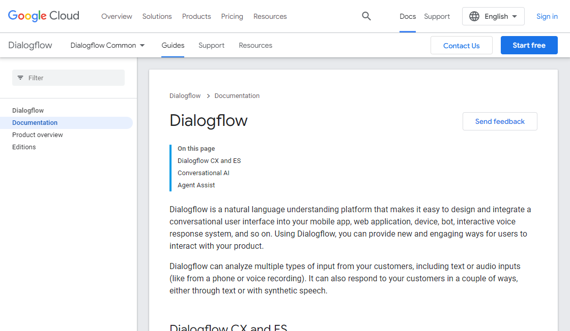 Dialogflow Fulfillment