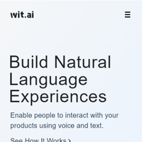 Wit Artificial Intelligence Platform