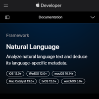 Apple Natural Language