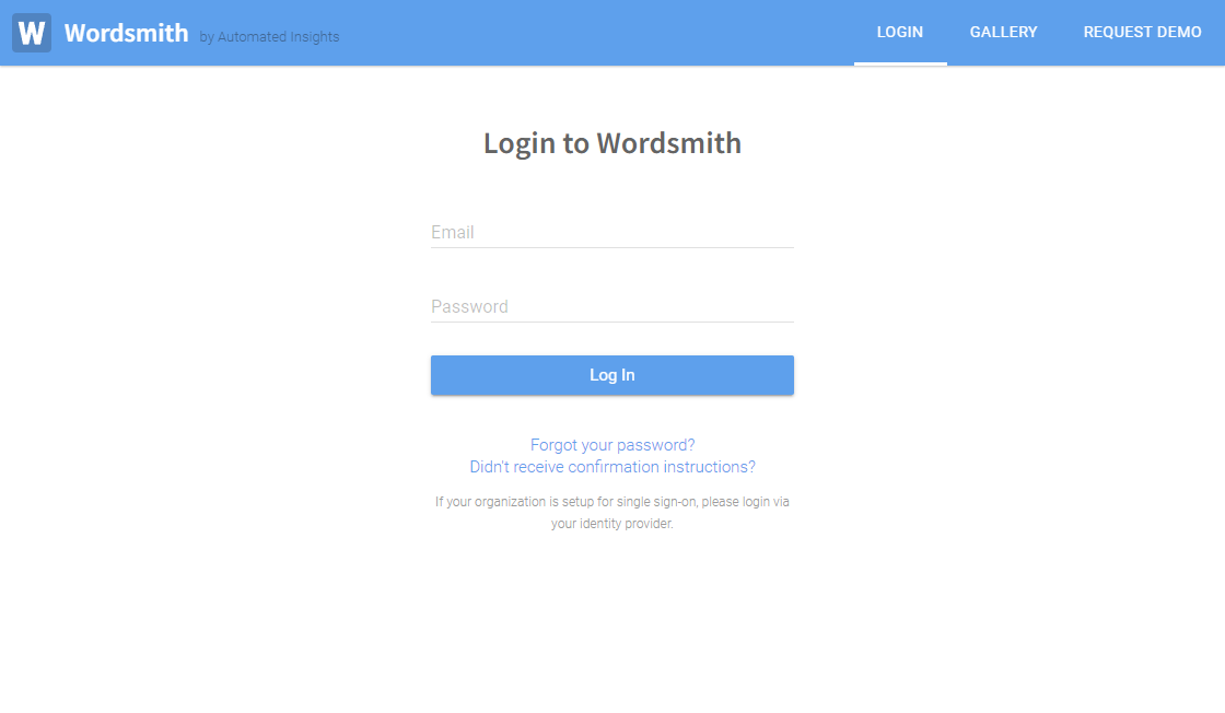 Wordsmith By Automated Insights