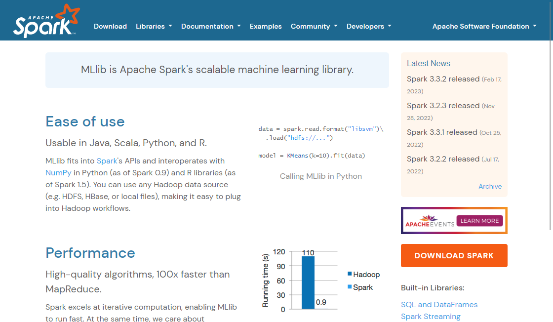 Apache Spark ML