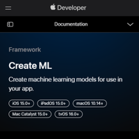 Apple Create ML