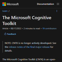 Cognitive Toolkit