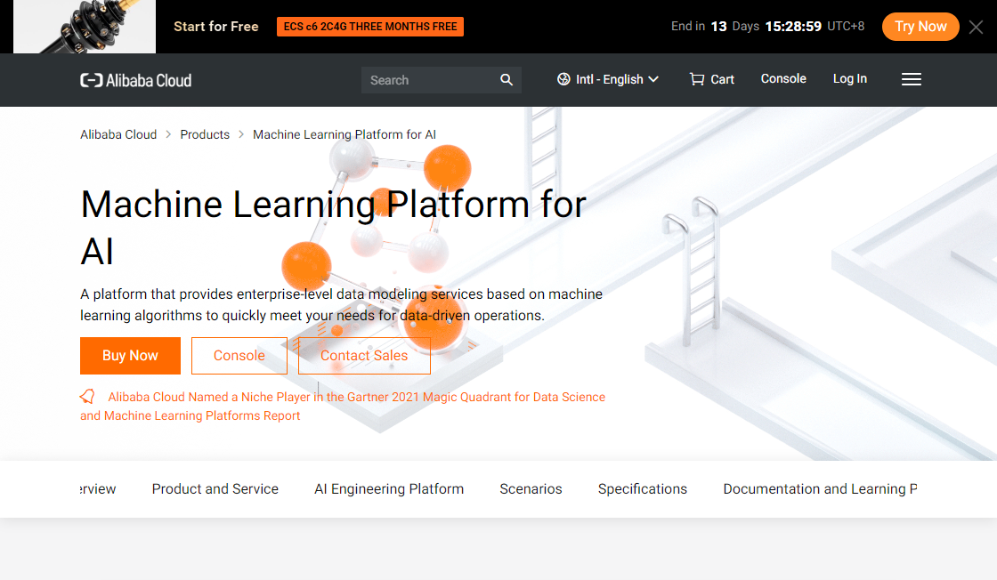 Alibaba Cloud Machine Learning Platform For AI