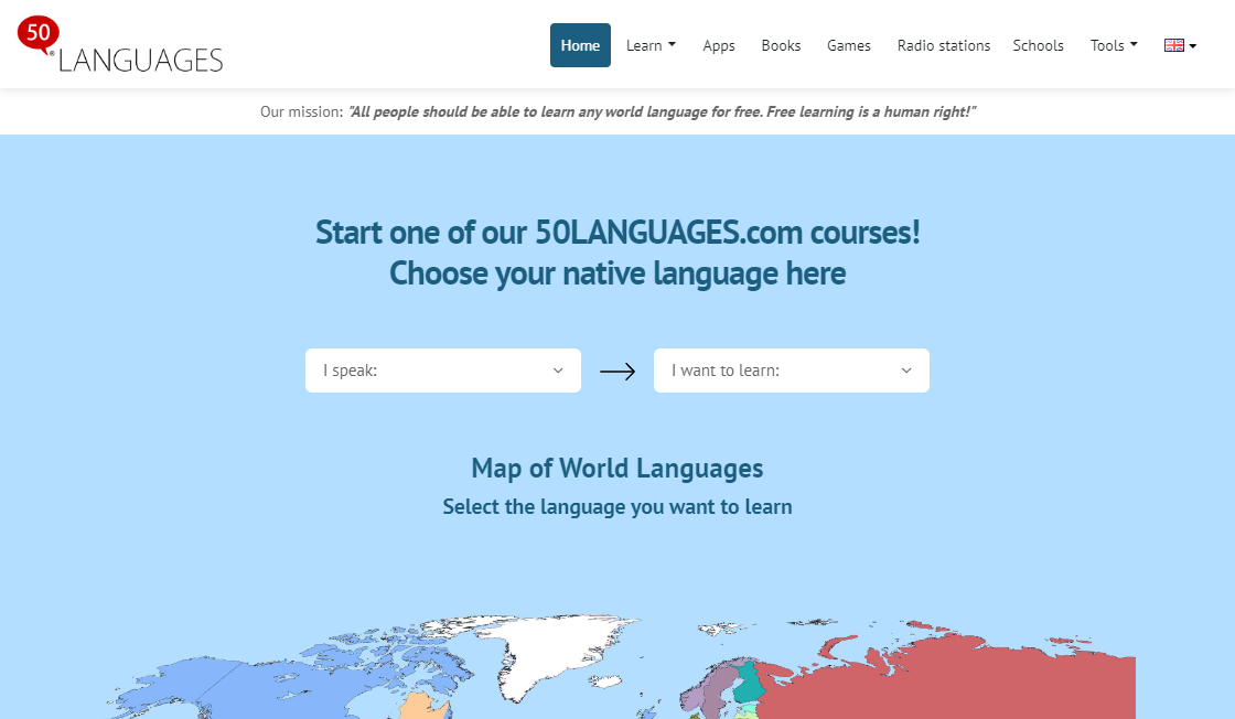 50 Languages