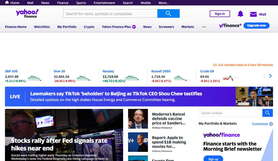 Yahoo Finance