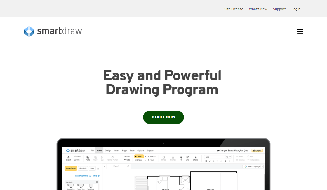 SmartDraw Interior Design Software