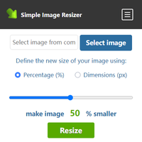 Simple Image Resizer