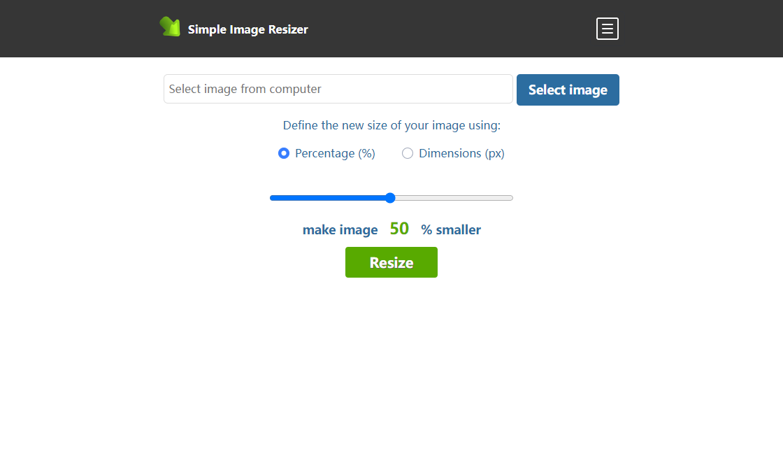 Simple Image Resizer