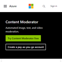 Microsoft Content Moderator