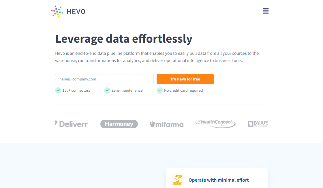 Hevo Automated Data Pipeline