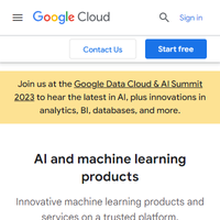 Google Cloud Platform AI Tools