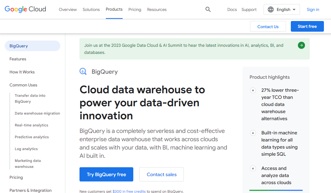 Google BigQuery