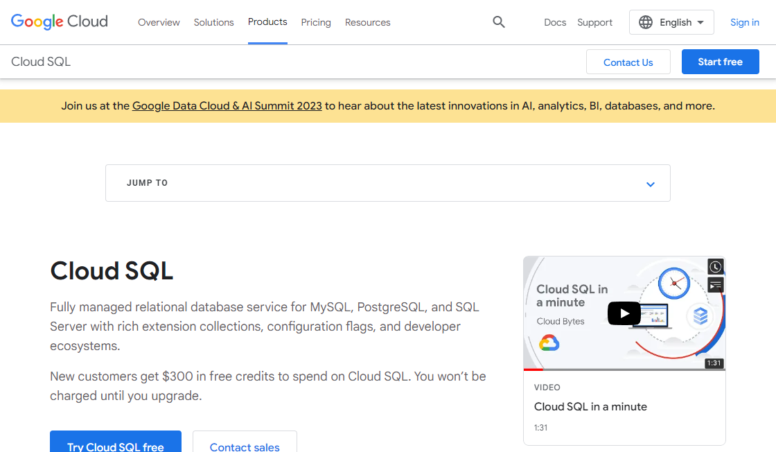 Google Cloud SQL