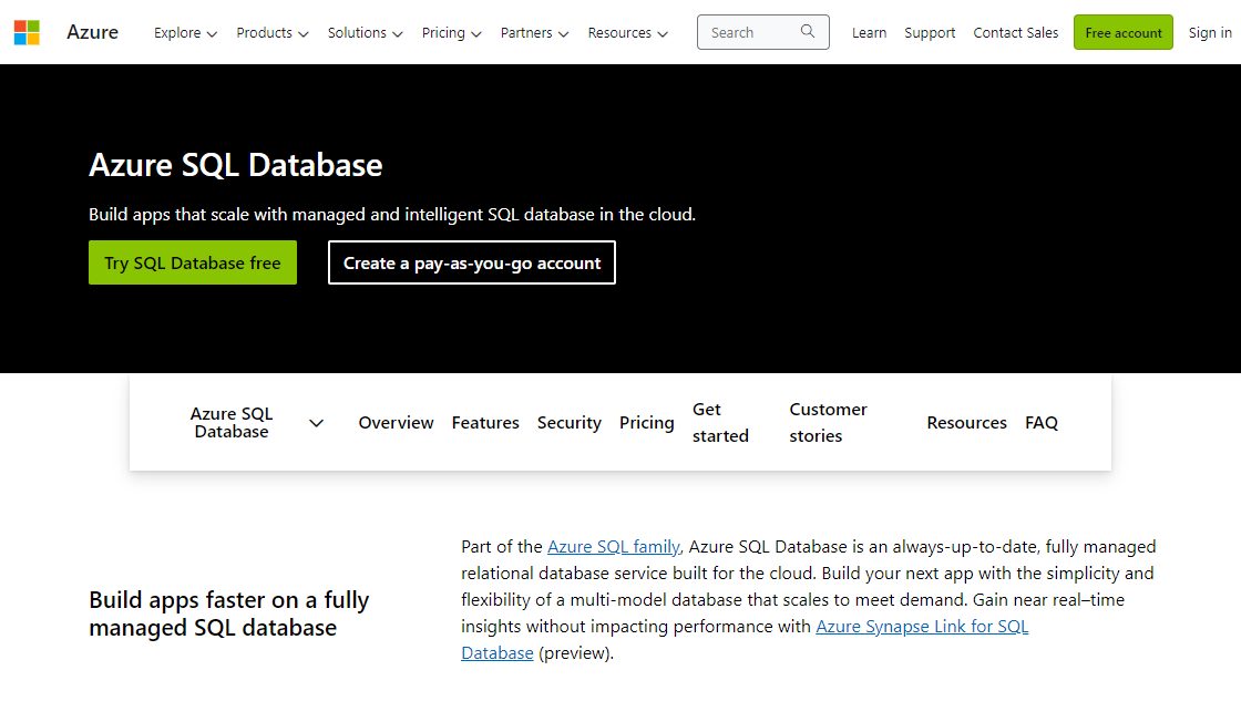 Azure SQL Database