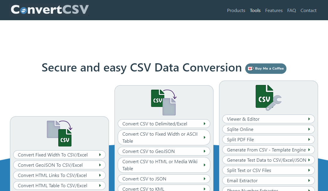 Convert CSV