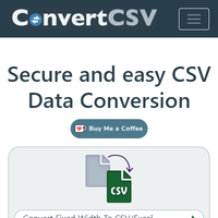 Convert CSV