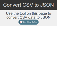 CSV To JSON Converter