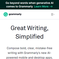 Grammarly Storyteller