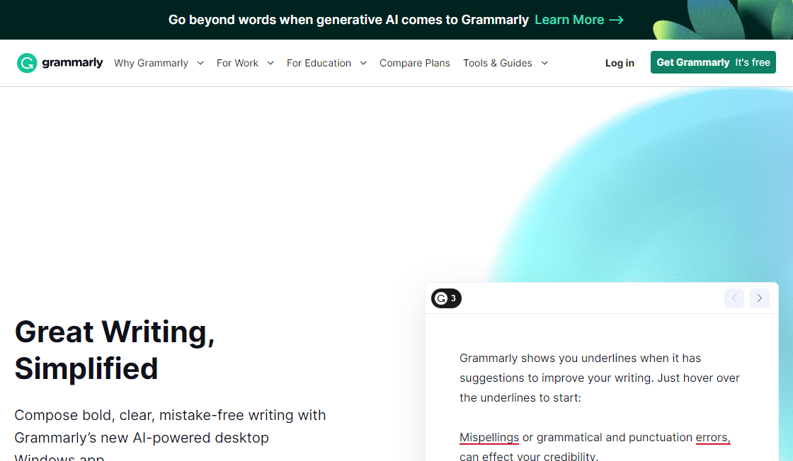 Grammarly Storyteller