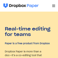 Dropbox Paper