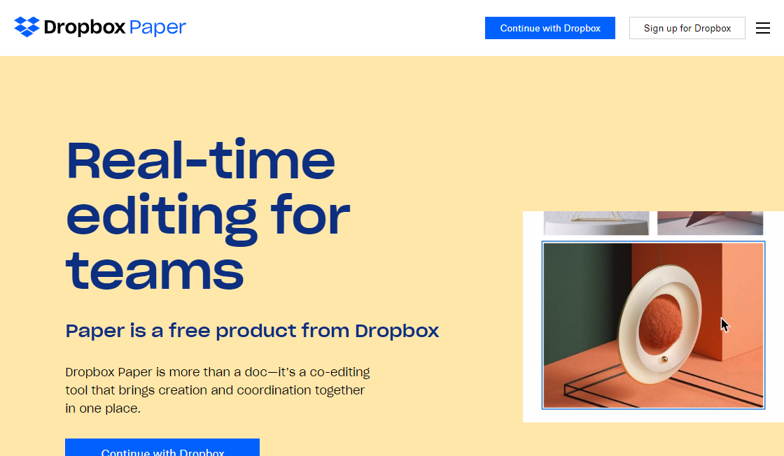 Dropbox Paper