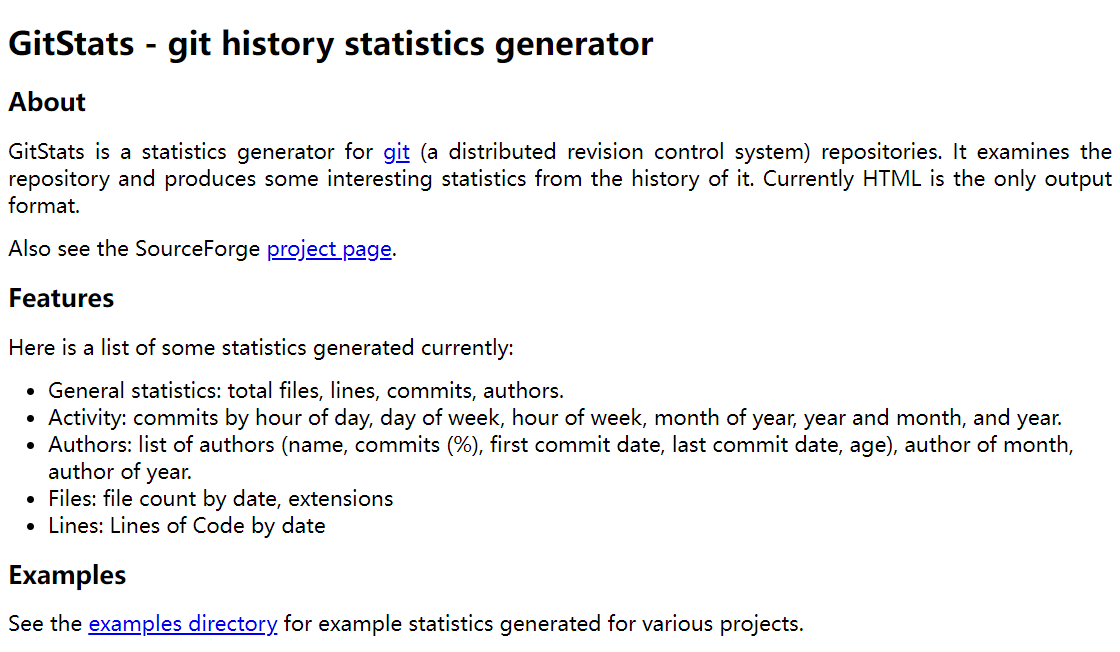 GitStats