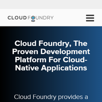 Cloud Foundry CLI