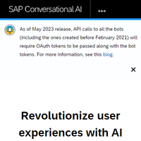 SAP Conversational AI