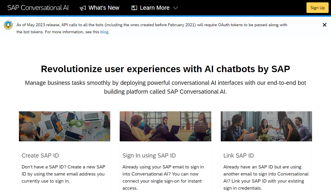 SAP Conversational AI