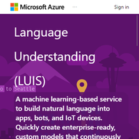 LUIS (Language Understanding Service)