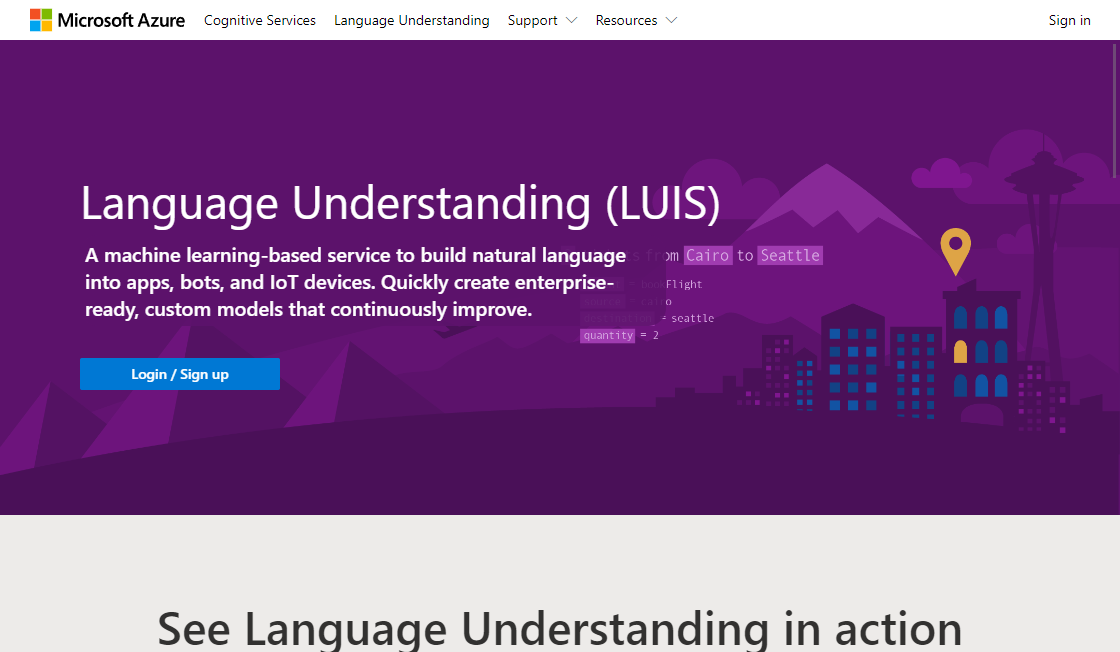 LUIS (Language Understanding Service)